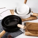 Cacerola sarten cerámico chico Negro