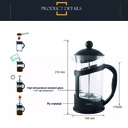 Cafetera prensa francesa embolo manual  800ML