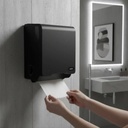 Dispensador de toallas autocorte Negro