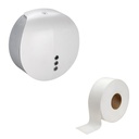 Dispensador de papel + dispensador de toalla Blanco