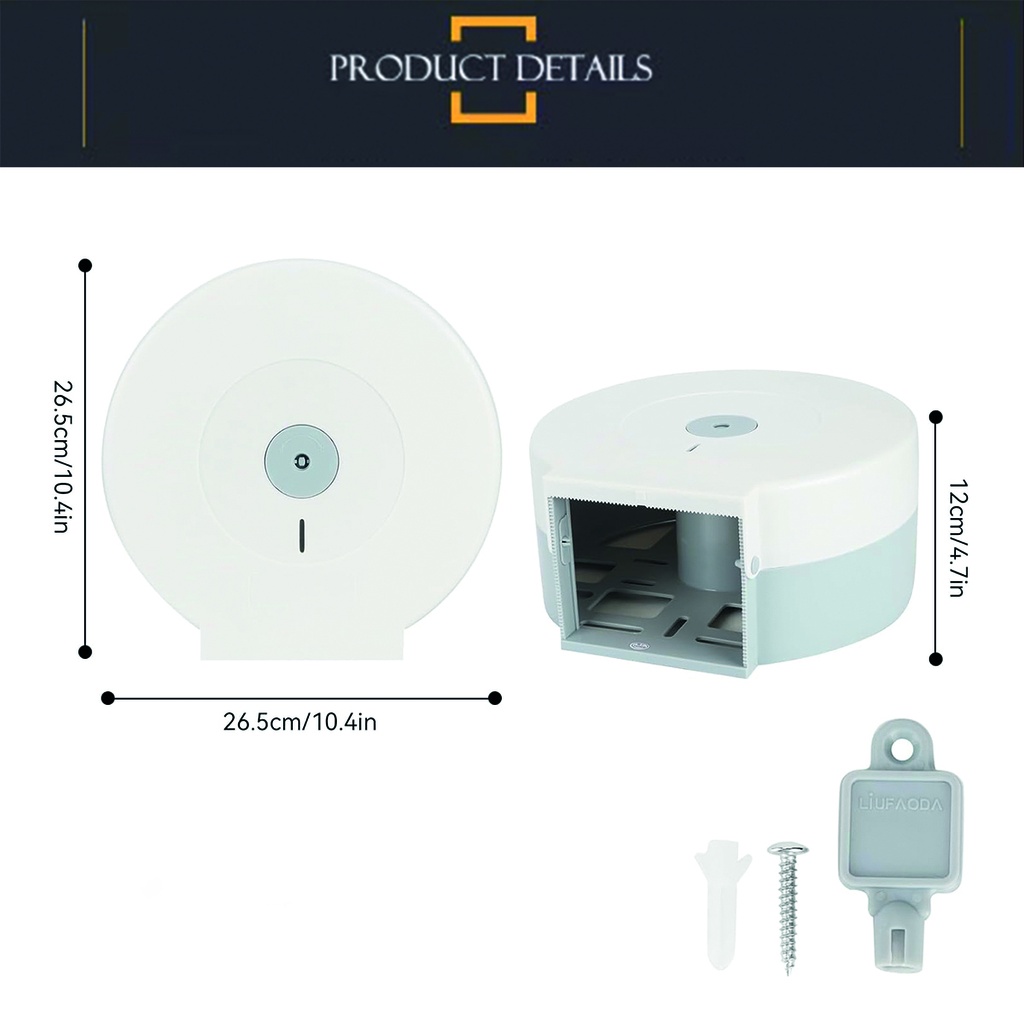 Dispensador de papel higienico jumbo