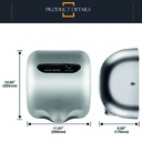 Secamanos automatico alto rendimiento 1800W