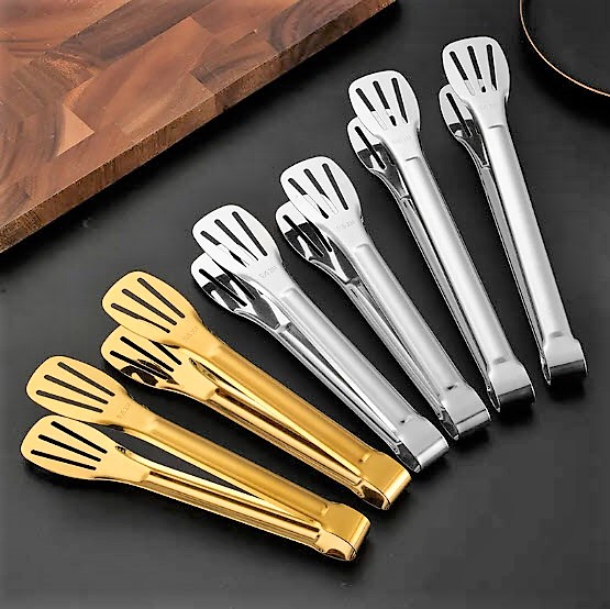 Pinza de cocina servir 23cm gold