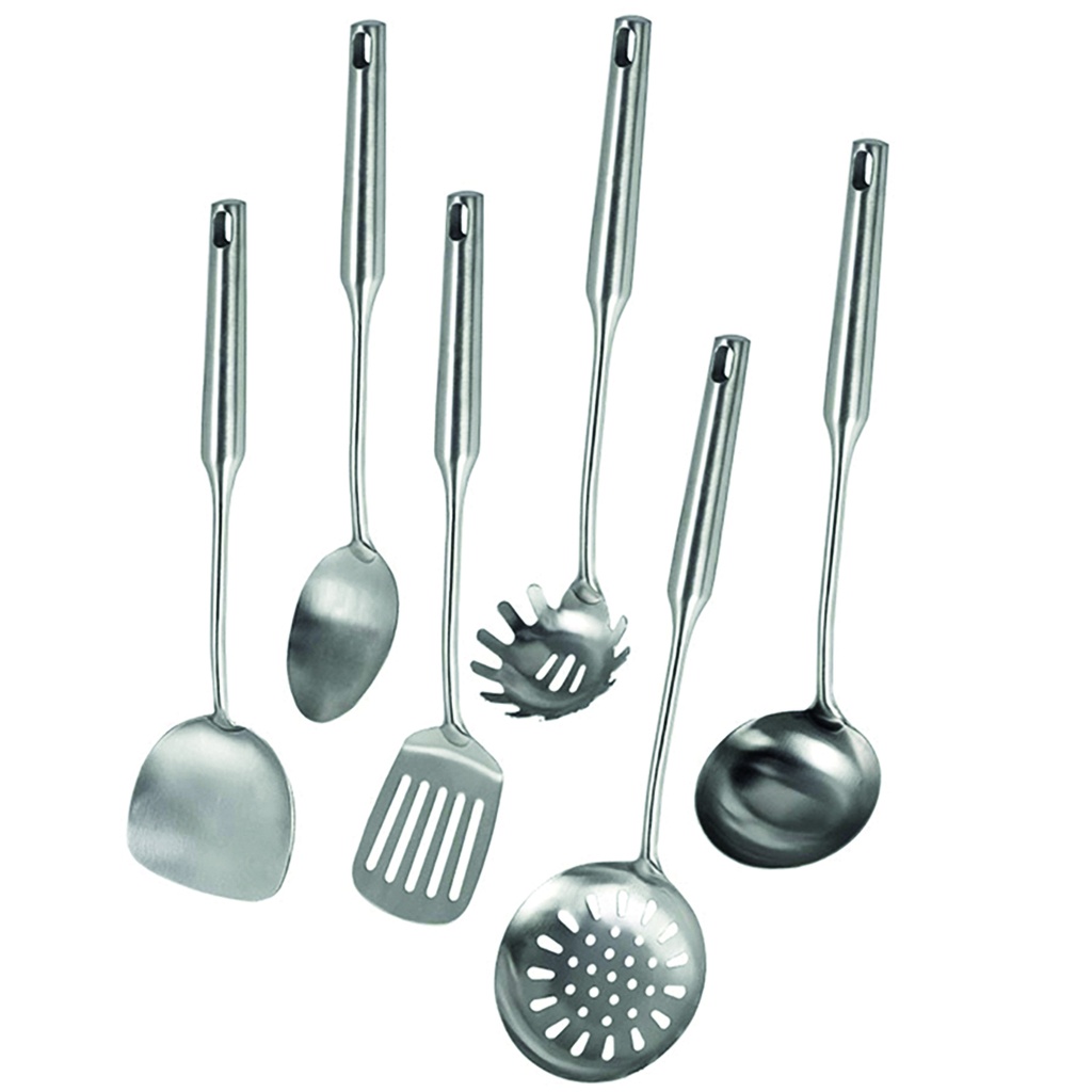 Utensilios de cocina acero Set x 6