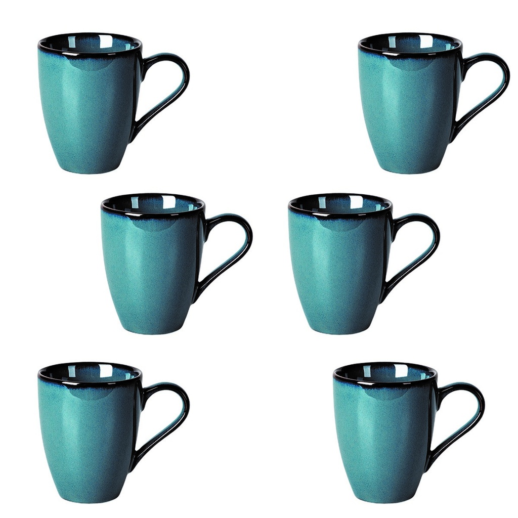 Taza ceramica vitrificada Set x 6 unidades