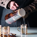 Jarra  + 4 vasos  Ambar