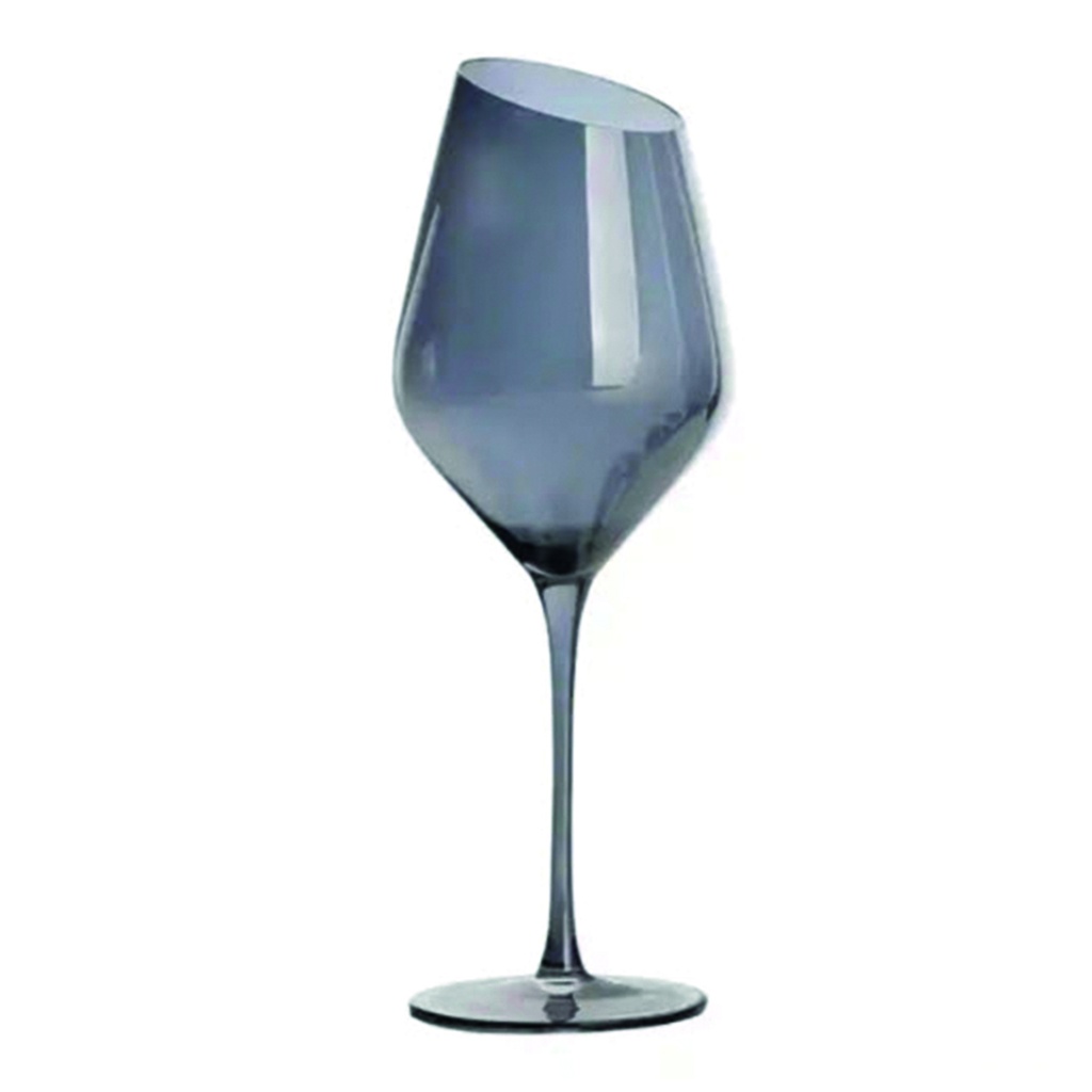 Copa de vino corte oblicuo Grey