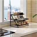 Organizador para cocina especiero sobre mesada