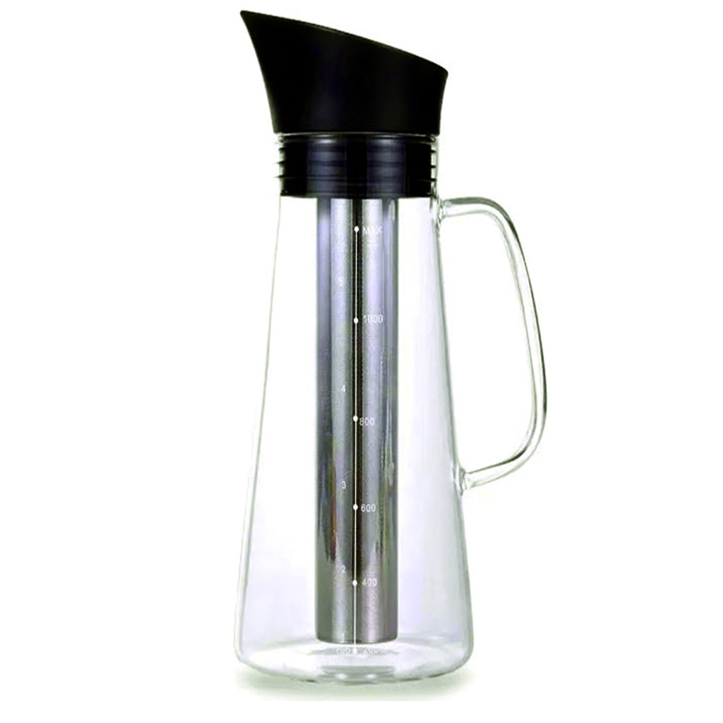 Jarra De Te Tetera Con Filtro Acero Borosilicato 1400ml