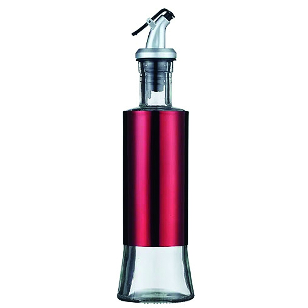 Botella aceitera vidrio 500ml Rojo