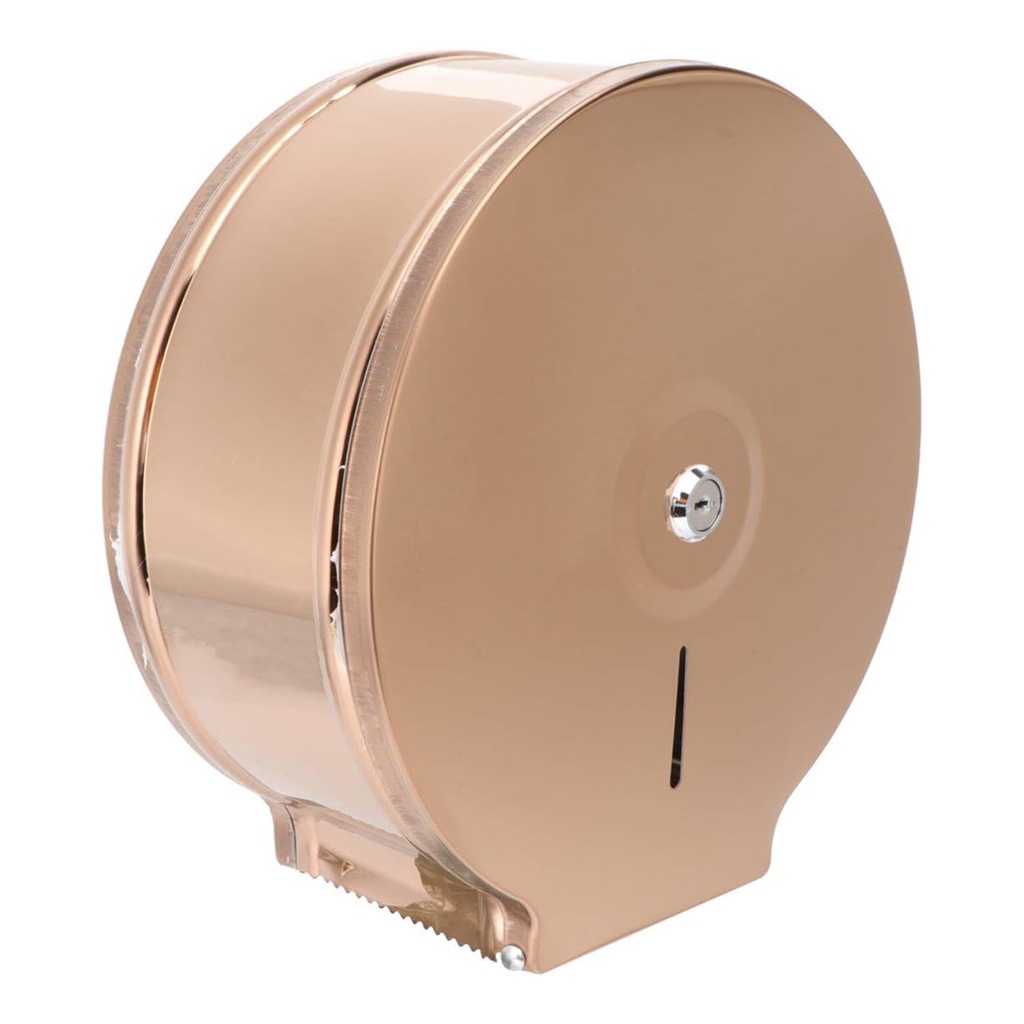 Dispensador metalico de papel higienico 500M Rose Gold