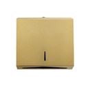 Dispensador toalla intercalada metálico Dorado