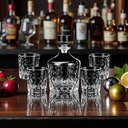 Decantador Whisky + Vasos Mod 9