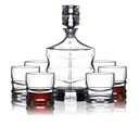 Decantador Whisky + Vasos Mod 11