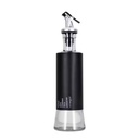 Botella aceitera vidrio 350ml Negro