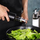 Botella aceitera vidrio 350ml Negro