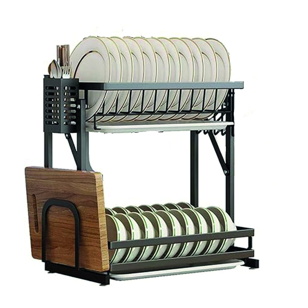 Escurridor premium plegable 2 niveles