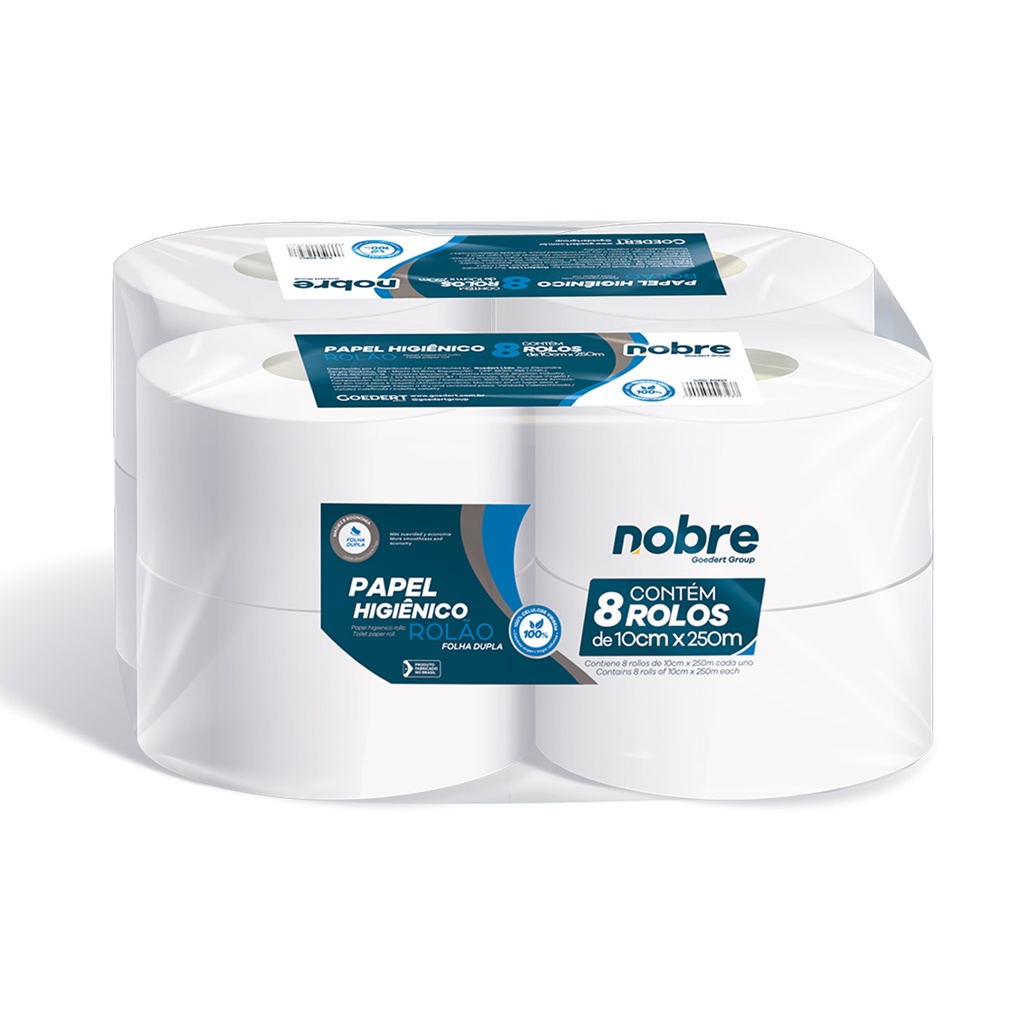 Papel Higiénico Jumbo doble hoja Premium