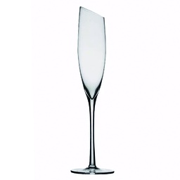 [DT2013] Copa de cristal champagne corte oblicuo 160ML Clara