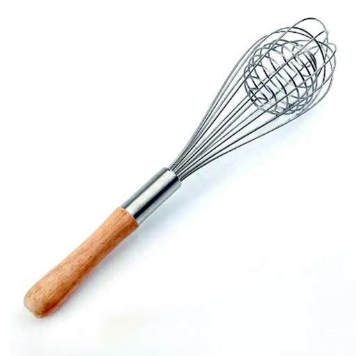 [DT2049] Batidor manual metálico mango madera
