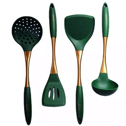 [DT2087] Utensilios de cocina silicona 4 piezas Verde