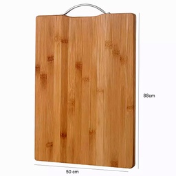 [DT2120] Tabla de cocina Bambú 88cm x 50cm con asa