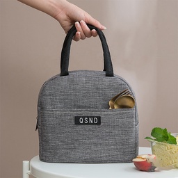 [DT3006G] Lonchera térmica mediana bolso Gris