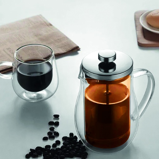 [DT2216] Prensa francesa 600ML doble pared Ambar