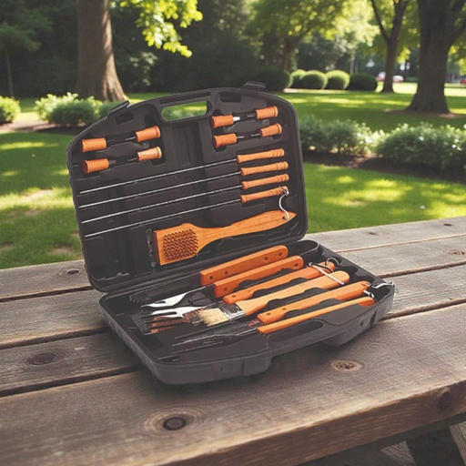 [DT2231] Set parrilla 18 piezas en estuche