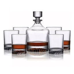 [DT2240] Decantador Whisky + Vasos Mod 9