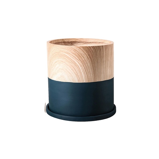 [DT5103] Maceta símil madera pequeña Azul