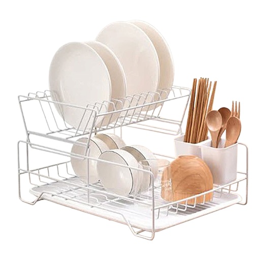 [DT2255B] Escurridor sobre mesada 2 niveles Blanco