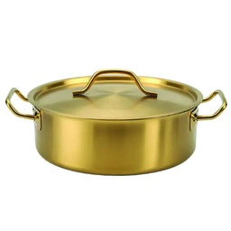 [DT2303] Olla acero doble fondo 30cm Gold