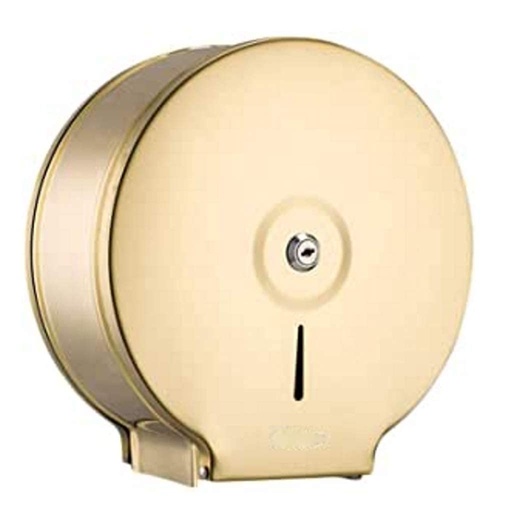 [DT-631GOL] Dispensador metalico de papel higienico 500M Dorado