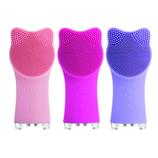 [DT8006] Cepillo silicona Limpieza facial Gato