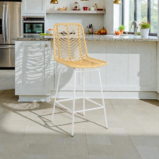 [DT2341B] Banqueta Caen Blanco