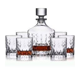 [DT9057] Decantador Whisky + Vasos Mod 9