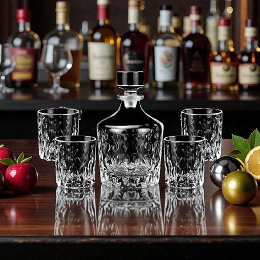 [DT9057] Decantador Whisky + Vasos Mod 9