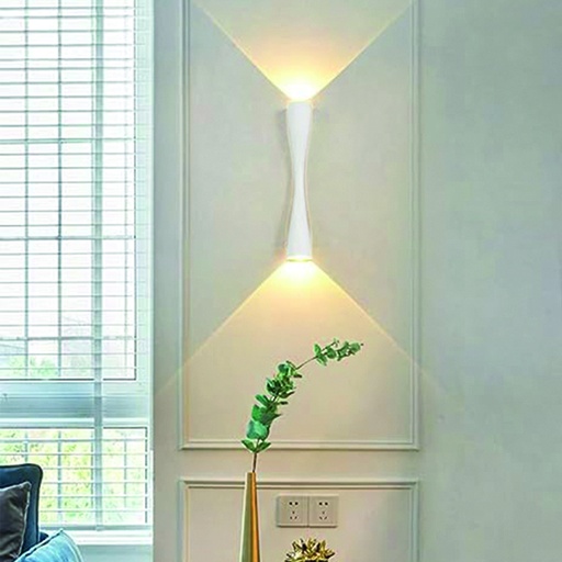 [DT5222B] Luminaria Aplique de pared mediano Blanco