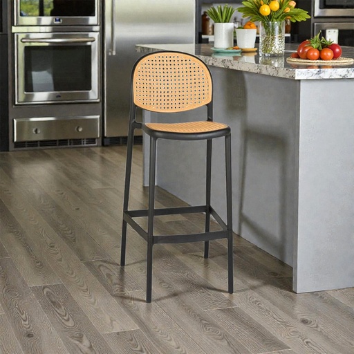 [DT5228N] Banqueta Amiens 2 en 1 Negro